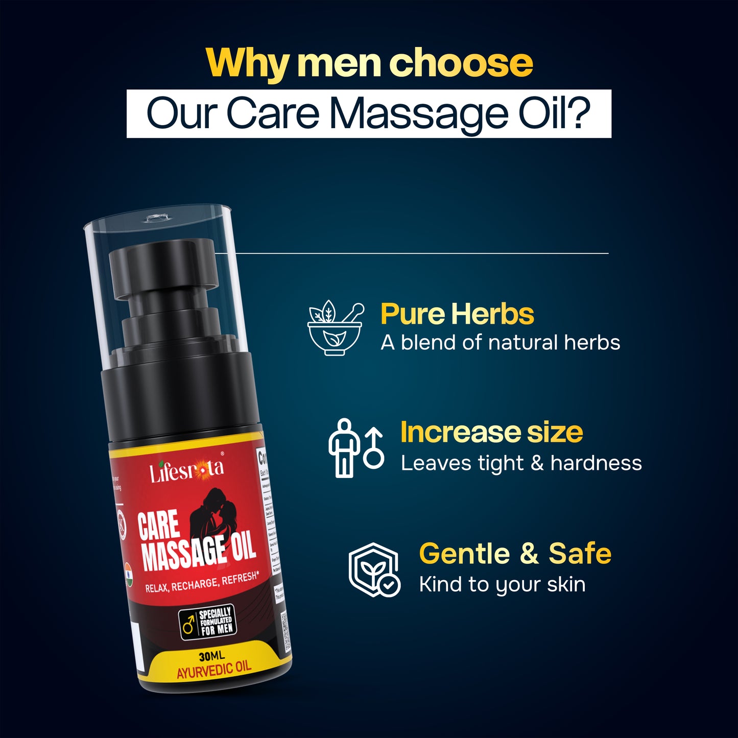 Care Massage Oil for MEN!