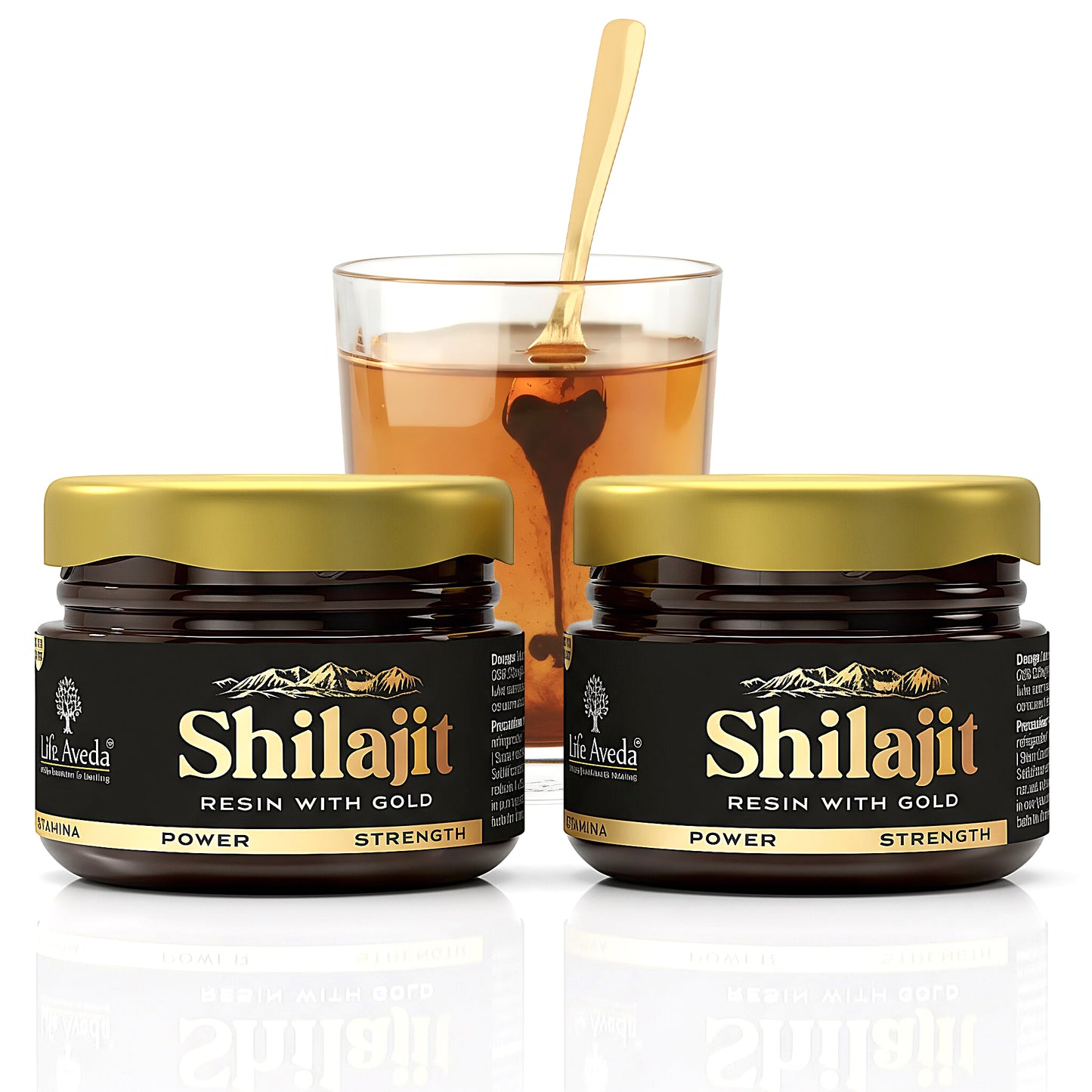 Shilajit Resin With 24K Gold Dust