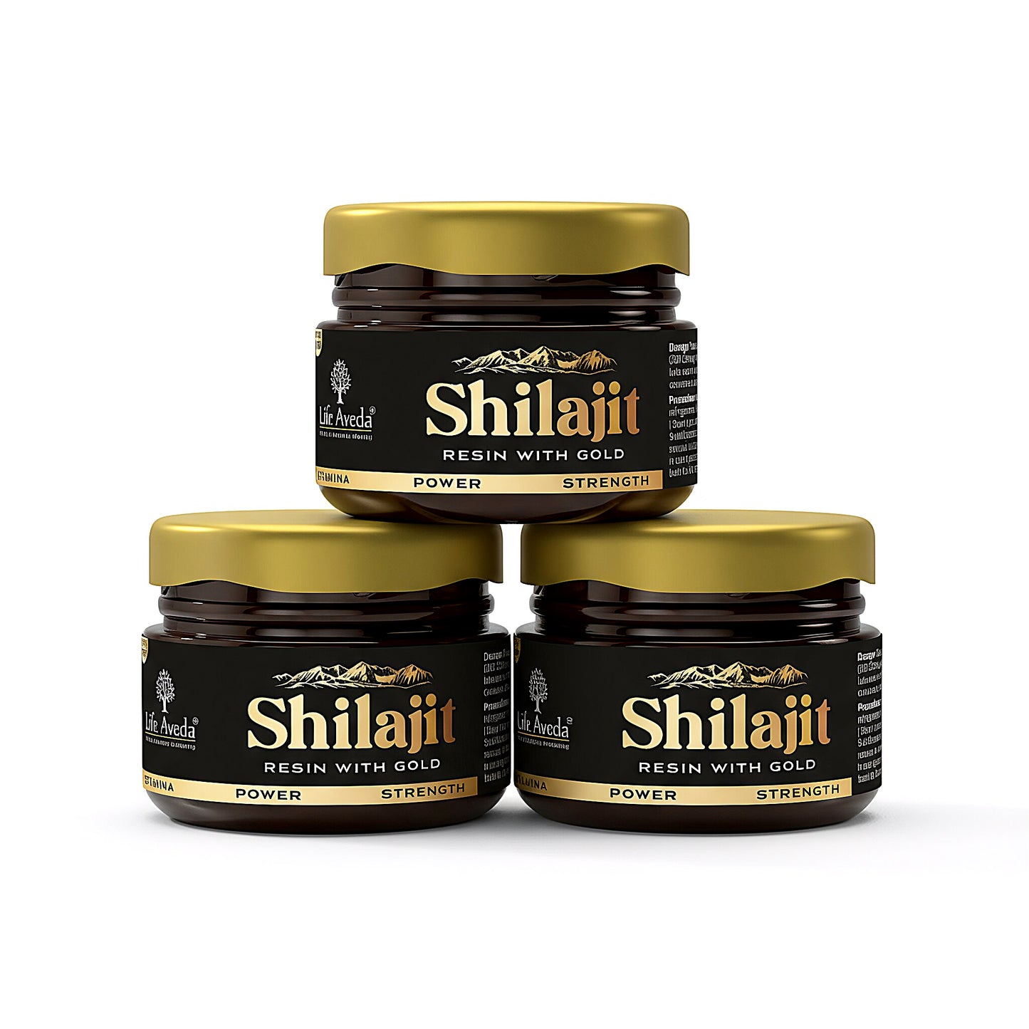 Shilajit Resin With 24K Gold Dust