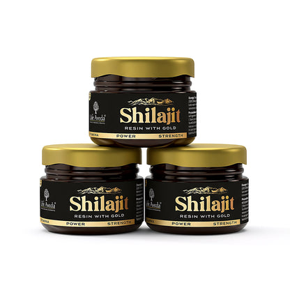 Shilajit Resin With 24K Gold Dust