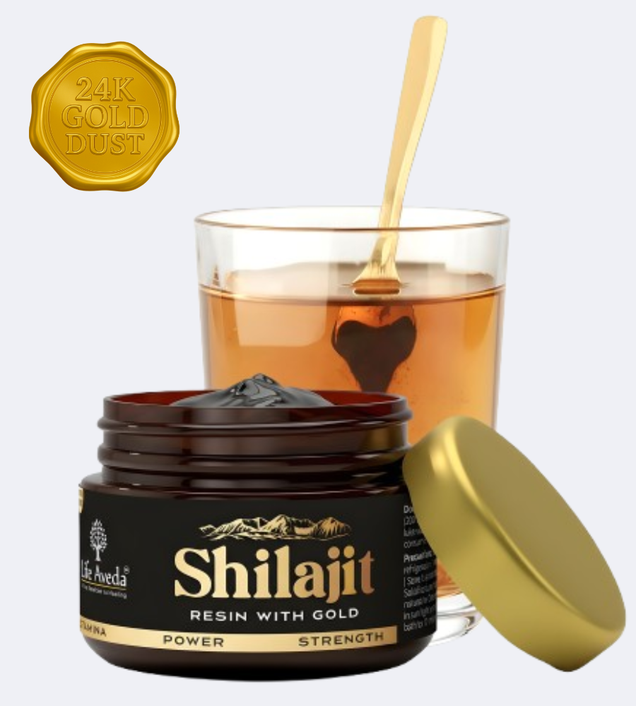 Shilajit Resin With 24K Gold Dust image Shilajit Resin With 24K Gold Dust