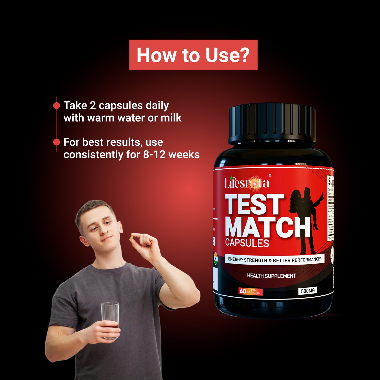 Test Match Capsule For Men