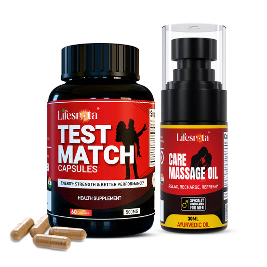 Care massage Oil + Test Match Capsule (Combo)